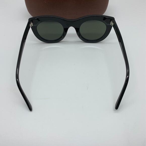 ILLESTEVA BOCA BLACK MATTE SUNGLASSES w/Blue Mirror Lenses-Slightly used - Picture 3 of 6